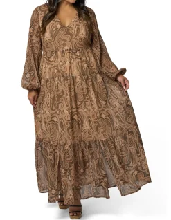 THE POETIC GYPSY EARTH MOTHER MAXI DRESS