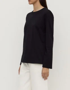 Thea Long Sleeve Tee Black