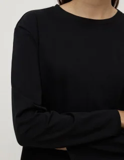 Thea Long Sleeve Tee Black