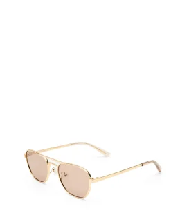 THE CHLOE LIGHT GOLD AVIATOR SUNGLASSES