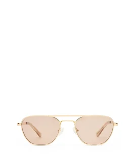THE CHLOE LIGHT GOLD AVIATOR SUNGLASSES