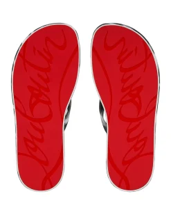 THE CHRISTIAN LOUBOUTIN SUMMER RUBBER MOISES THONGS