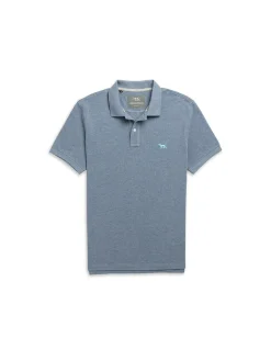THE GUNN POLO - STEEL BLUE