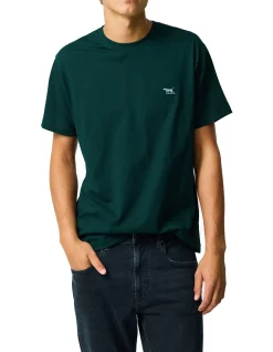 THE GUNN TEE 2.0 - BOTTLE GREEN