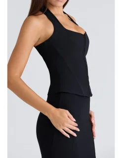 THE HALTER NECK CORSET TOP