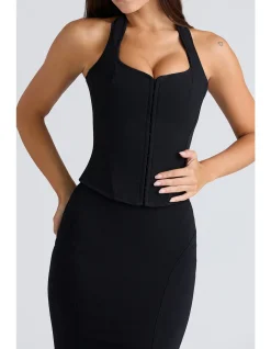 THE HALTER NECK CORSET TOP