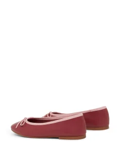 THE LILY BURGUNDY BALLET FLAT
