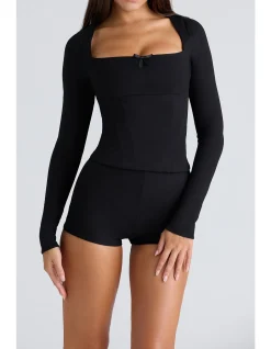 THE LONG SLEEVE CORSET TOP