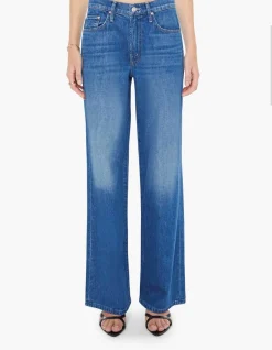The Mid Rise Maven Skimp Wide Leg Denim Jeans