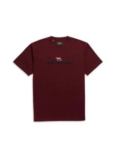 THE PEAKS LOGO TEE - OXBLOOD