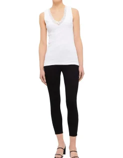 Thermal Cotton Lace Vest