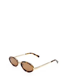 THE SAGE CRYSTAL TORT OVAL Sunglasses