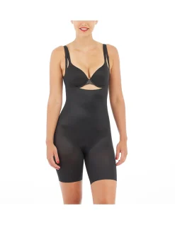 THINSTINCTS 2.0 OPEN BUST MID-THIGH BODYSUIT