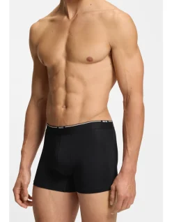 Three-pack of boxer briefs in a bamboo blend