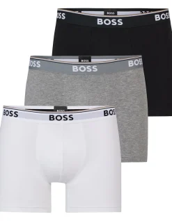 Three-pack of boxer briefs in stretch cotton