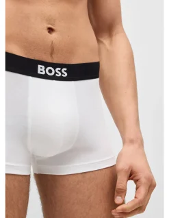 Three-pack of trunks in stretch cotton