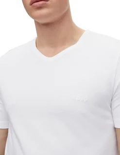 Three-pack of V-neck underwear T-shirts in cotton