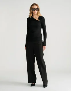 TIANA METAL DETAIL TOP