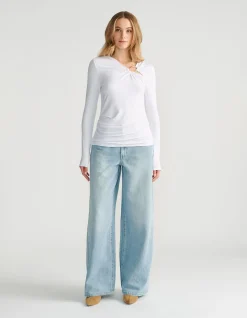 TIANA METAL DETAIL TOP