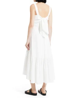 Tie-Back Dress in Good Linen