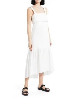 Tie-Back Dress in Good Linen