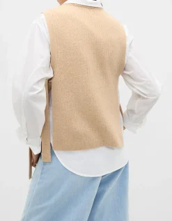 TIE DETAIL COLLAR BIB