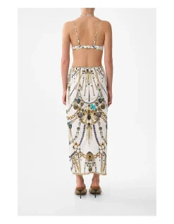 TIE FRONT SKIRT