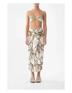 TIE FRONT SKIRT