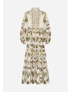 TIERED LONG SHIRT DRESS