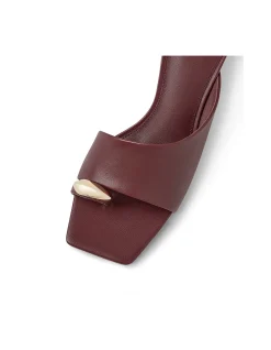 TIONEE MO BURGUNDY LEATHER