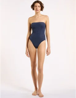 Tirari Nights Moulded Bandeau One Piece Swimsuit