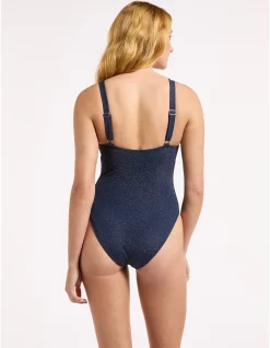 Tirari Nights Plunge One Piece Swimsuit