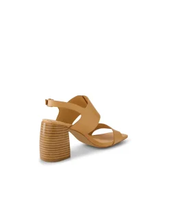 Tobiah Buckled Block Heel Leather Sandals