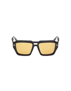 TOM FORD ICON FT1202 - SHINY BLACK MEN'S SUNGLASSES