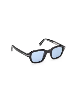 TOM FORD ICON TI0021 - SHINY BLACK MEN'S SUNGLASSES