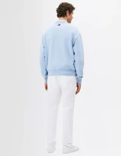 Tommy Jeans Relaxed Best Varsity Crew Neck Sweater Blue