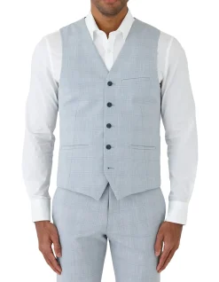 TOM TONAL POW CHECK VEST