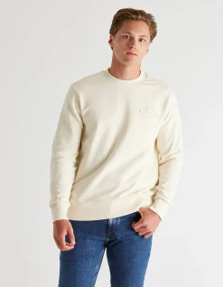 Tonal Shield Crew Neck Sweatshirt
