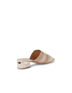 TONDA Sparkle Block Heel Slides