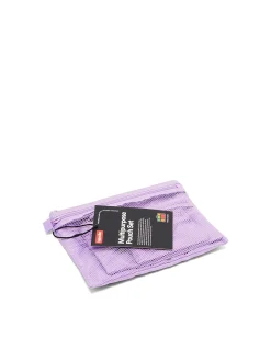 Travel multipurpose pouch set lilac