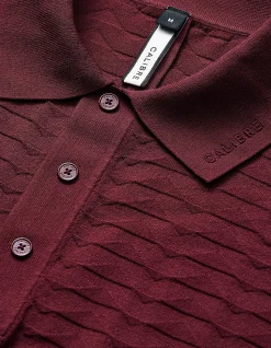 TRIANGLE KNIT POLO