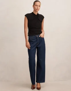 TRINITY TWIST HIGH NECK TOP
