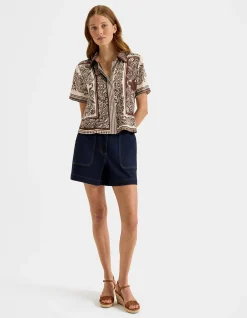 TRINITY CROPPED SHIRT