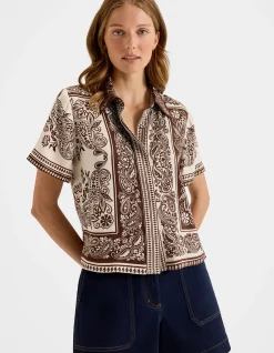 TRINITY CROPPED SHIRT