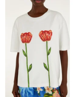 TROPICAL ROSE BIG T-SHIRT