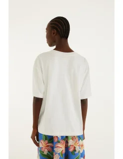 TROPICAL ROSE BIG T-SHIRT