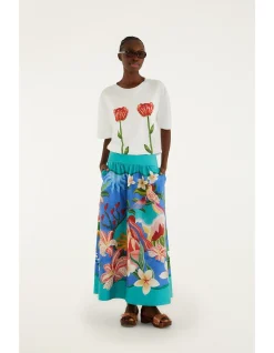 TROPICAL ROSE BIG T-SHIRT