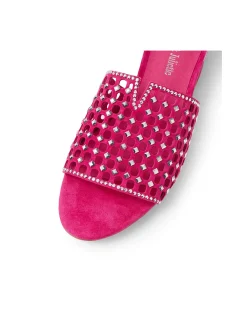 TROPICS DJ FUCHSIA SILVER SUEDE JEWELS