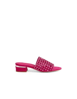 TROPICS DJ FUCHSIA SILVER SUEDE JEWELS