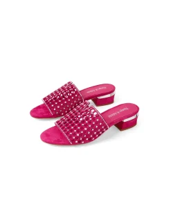 TROPICS DJ FUCHSIA SILVER SUEDE JEWELS